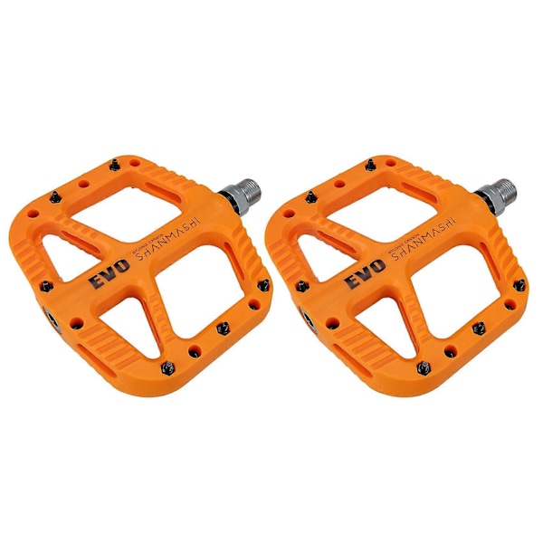 1 par nylonpedaler X ATV Antisladdpedaler Orange