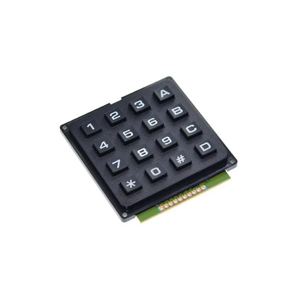 3 stk. 16-tasters tastaturmoduler matrixer array moduler tastatur industrielt tastatur med industrielt skal