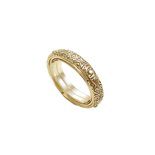 Foldbar Kosmisk Ring / Kugle Guld 18 mm
