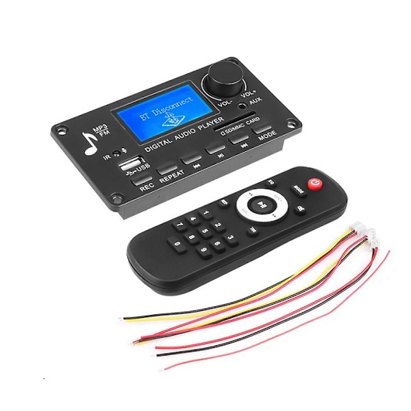 LCD Skærm Mp3 Dekoder Board Modul Bil Strømforstærker Board Audio Musikafspiller