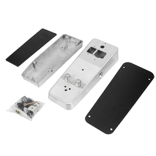 Gitarr Effekter Pedal Hölje Fotkontroll Enkel Aluminiumlåda för Band DJ Gitarrälskare GEP-2 GEP2 jn