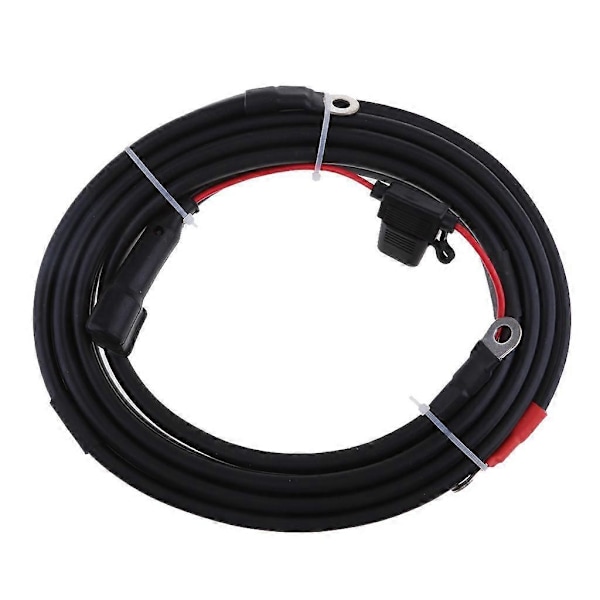 2 Meter Båd Påhængsmotor Ledningsnet Kabel til Sort