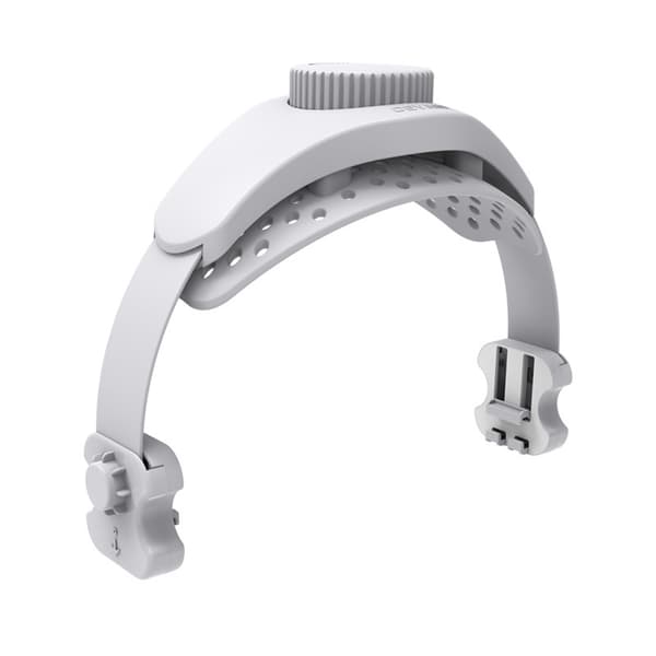 Justerbar hodestropp for VR-headset Hvit