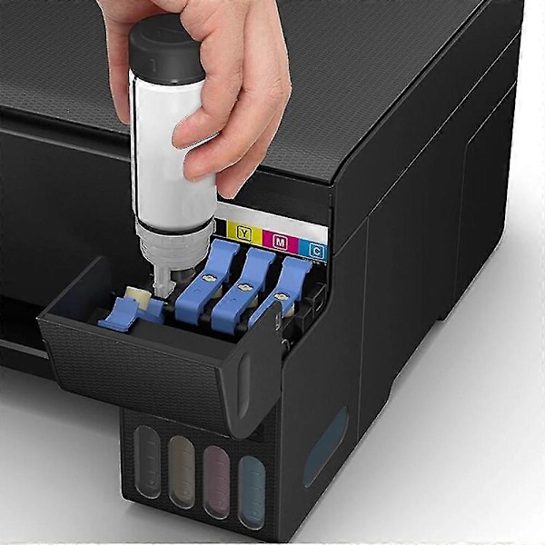 Korkealaatuinen täyttöpigmenttimustepullo Epson 113 111 102 105 T532 Ecotank Et-m16680 Et-m16600 Et-m1100 Et-m1120 Et-m1180 127ml Multipack -tulostimille