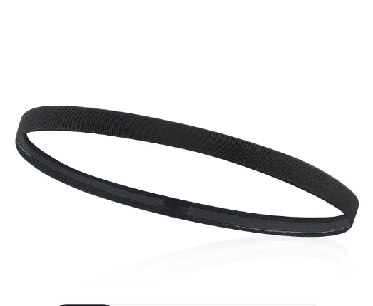 2-pack halkfria svettband för löpning och sport Grå