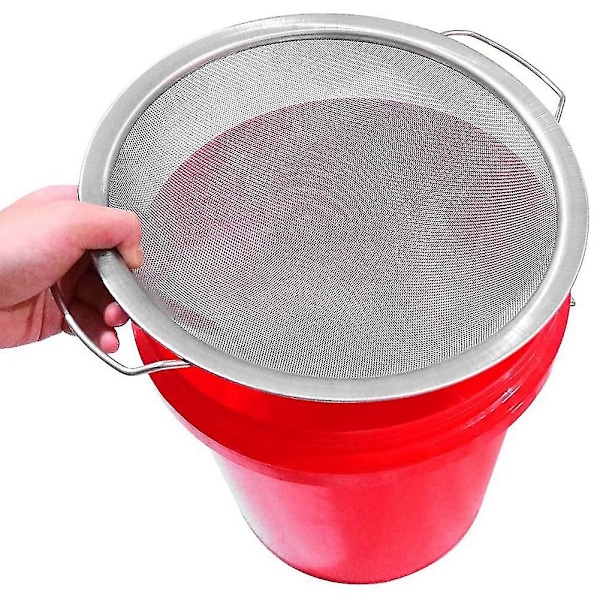 Färg Silduk Mesh Rostfritt Stål Färg Emulsion Honung Tratt Filterlock Filterverktyg Produkt 60