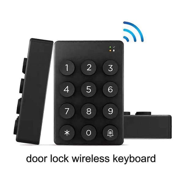 Trådløst tastatur med cifferkode, Bluetooth-app-oplåsning til TTlock App Smart Code Things Elektronisk Intellig
