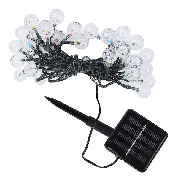 5m 30 LED-chips Solcelled Lysstreng Til Have Landskab Julepynt Farverigt Lys 1