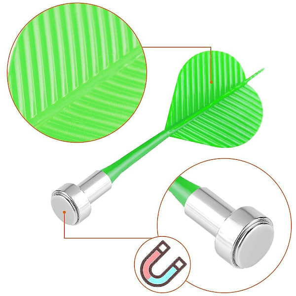 Magneettiset tikat 12 kpl, varaosatikkapeli turvalliset muoviset tikat #jlf