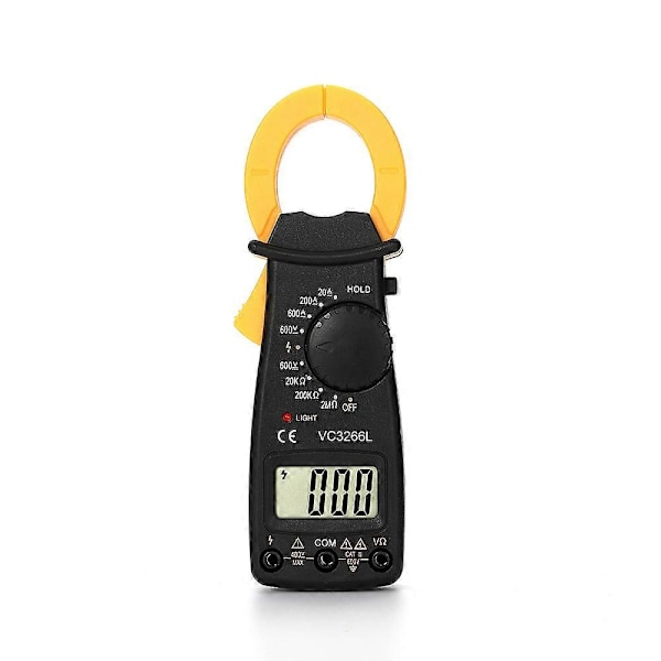DT3266L Digital Clamp Meter Multimeter Strömtång Voltometer Amperemeter 600A AC/DC Ohm Ampere Strömspänningstestare