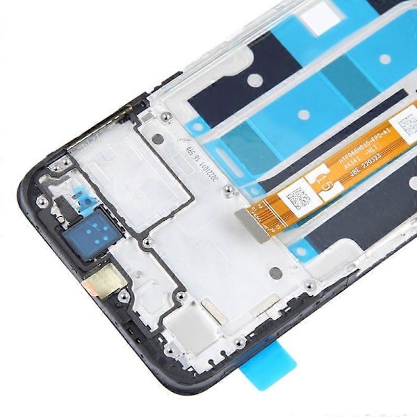 För Oppo A58 5G/A78 5G OEM Grade S LCD-skärm och digitizer-enhet + Ramdel (utan logotyp)