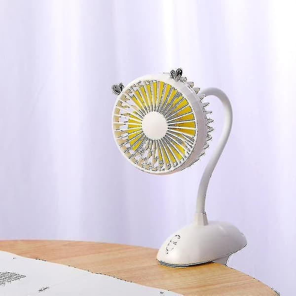 Clip-on Ventilator USB Ventilator Mini Ventilator Batteridrevet Bordventilator