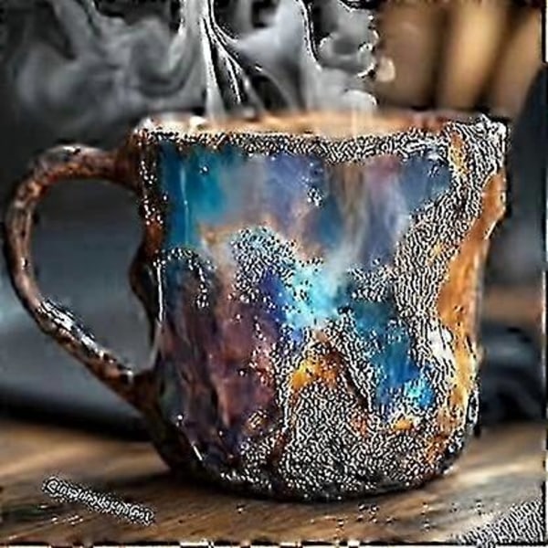 Mineral Kristall Kaffemuggar, Flerfärgade Kaffemuggar Med Handtag, Elegant Kristallgåva För Hem & Kontor-Bra