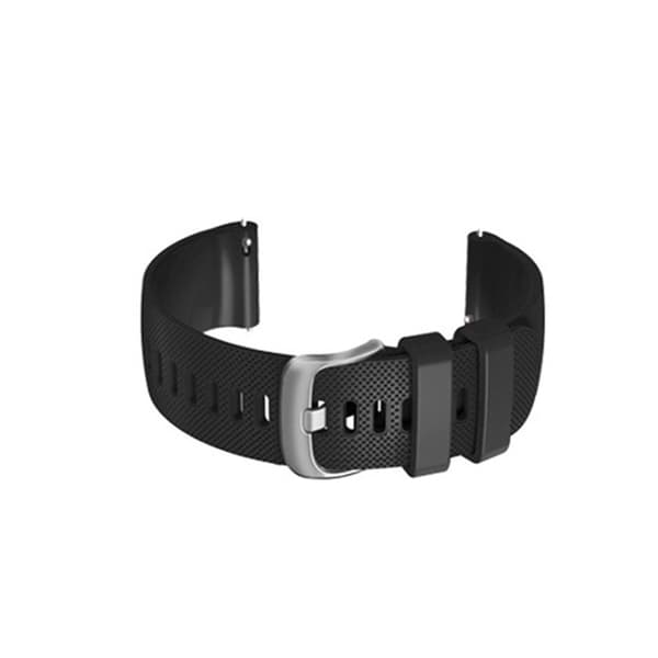 22 mm urrem - Kompatibel med Garmin, Samsung, Huawei & mere Sort