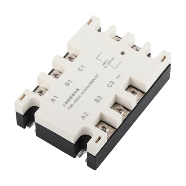 3-fas 40A AC AC Solid State Relä SSR Ingång 90?250VAC Last 24?480VAC TSR?40AA H