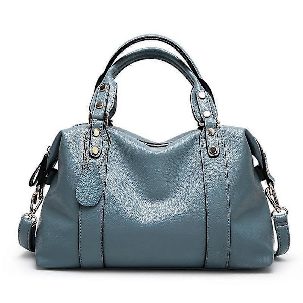 Damväska Mode Bostonväska Damhandväska Axelväska Crossbody-väska-FÄRG：blå