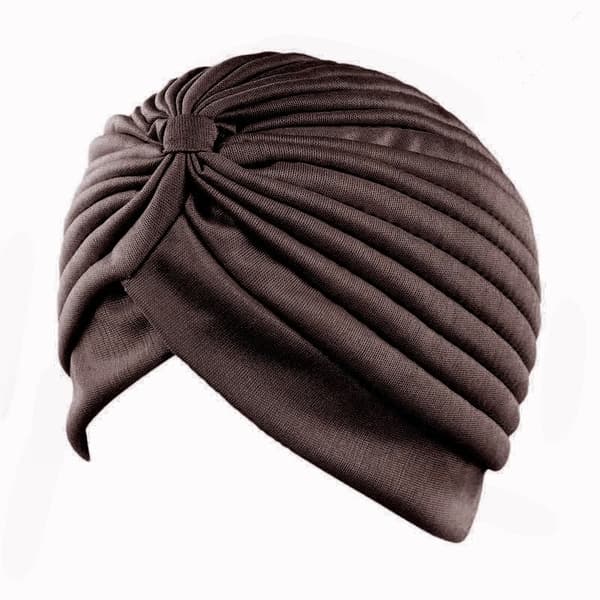 Kemohovedbeklædning, blød hat til kræftpatienter Mørkegrå