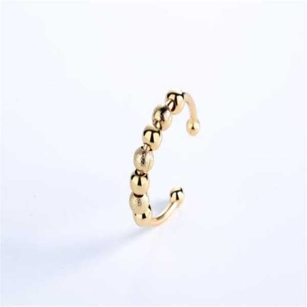 Adjustable Anti-Stress Rings with Rotatable Beads 3-pack MultiColor