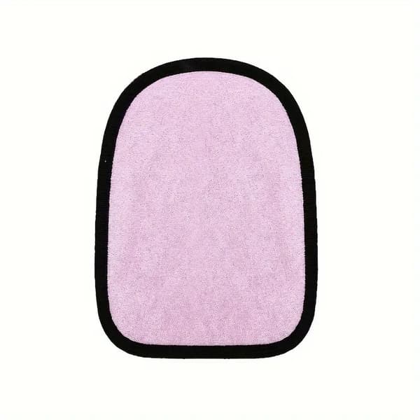 Strandsandfjerningshanske - Myk sandsrubber i polyester rosa