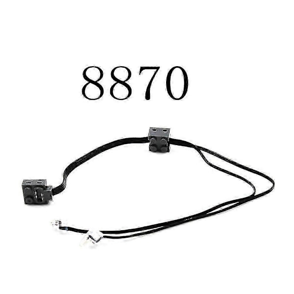 5 st Technic Power Function 8870 LED-ljuskabel för fordonsbyggklossar Power Group