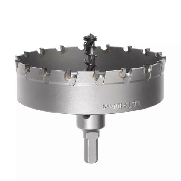 100mm Karbidspiss Hullsag Bor For Stål Metall Legering Ny