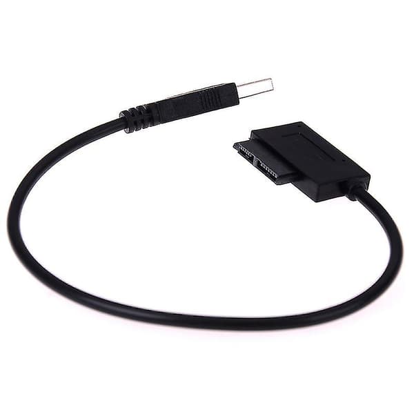 USB til 7+6 13-pin Slim SATA/IDE CD DVD-ROM Optisk Stasjon Kabeladapter Shytmv