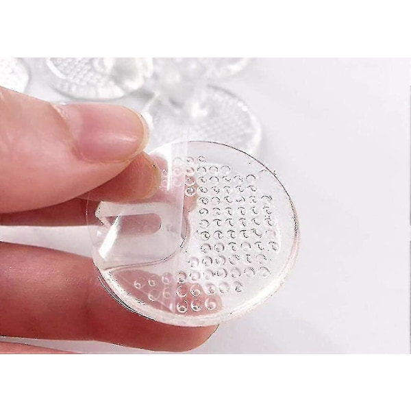 5 Par Silikon Tåskydd Sandaler Transparenta Tåsandaler Tåskydd