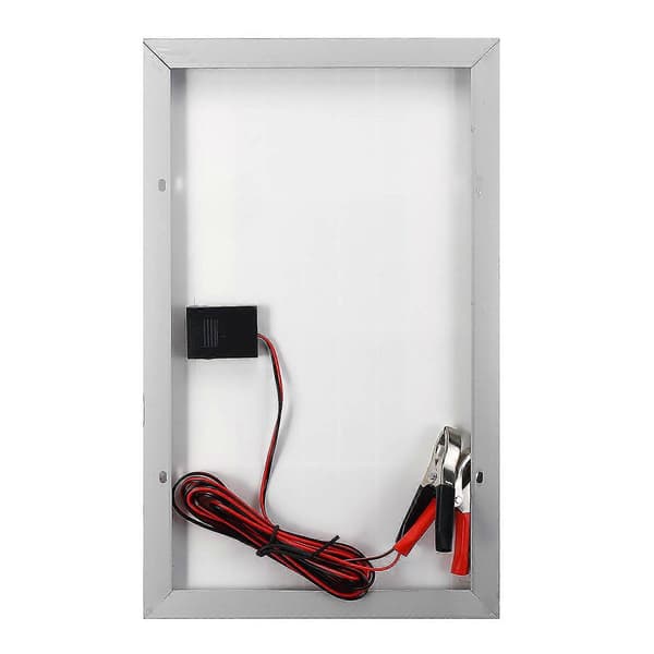 10W 12V Solpanel Batterioplader med 10A Controller til Køretøj, Portåbner, Elektrisk Hegn