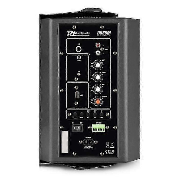 DS65MB 2-vejs Bluetooth-højttalere - Sort - 125 watt