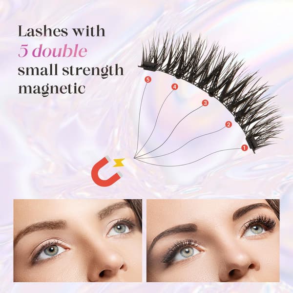 Magnetic Eyelashes: Quick, Convenient, and Reusable