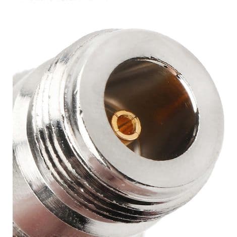 RF koaksialadapter, UHF hun til N hun, PL259 SO239-stik til antenner