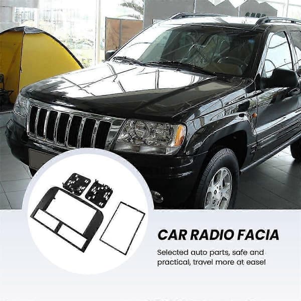 Bilradio Facia til Jeep Grand Cherokee 1999-2005 Panel Kit Trim