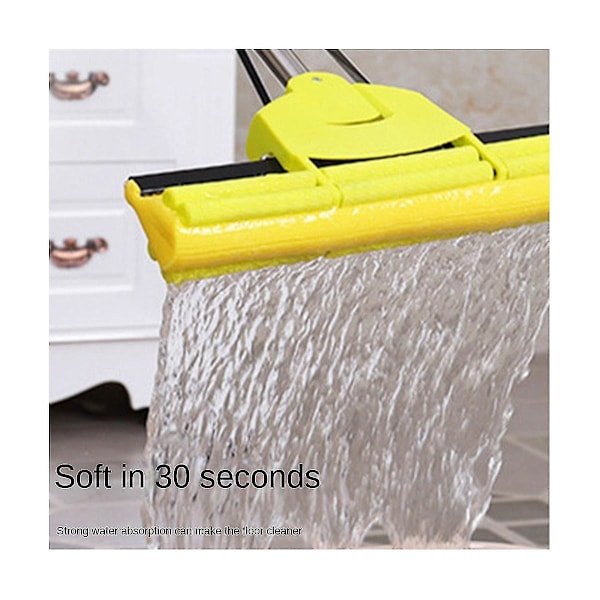Mopp Roller Huvud Refill Svamp Refiller Rengöringsdynor Absorberande Ersättning Våtmoppning Kläder Tillbehör Suddgummi 4-pack