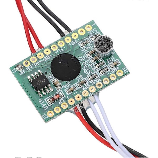 4 Minuters Ljudmodul Knappkontroll DIY Musik Ljud Tal Inspelningsbart Chip, Idealisk för DIY Ljudkort Lådor