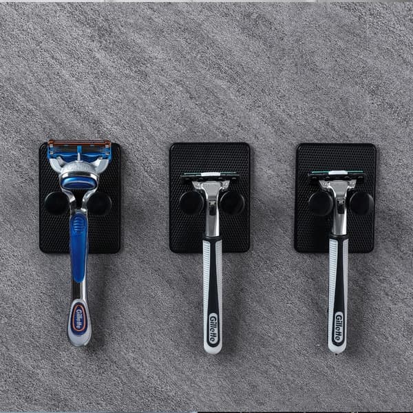 Selvklebende barberhøvelholder Svart