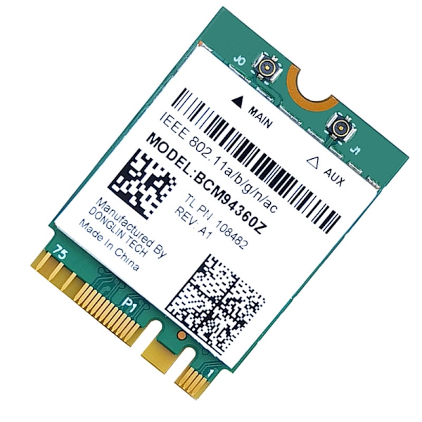 Dual Band 1200mbps Bcm94360ng Wifi-kortti macOS Hackintoshiin 802.11ac Bluetooth 4.0 Langaton Adapteri
