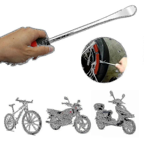 Däckbytesverktyg Motorcykel Cykel Däckbytesjärn Fälgskydd Bil Skopa Däckkit (3 Brytjärn + 2 Skydd)