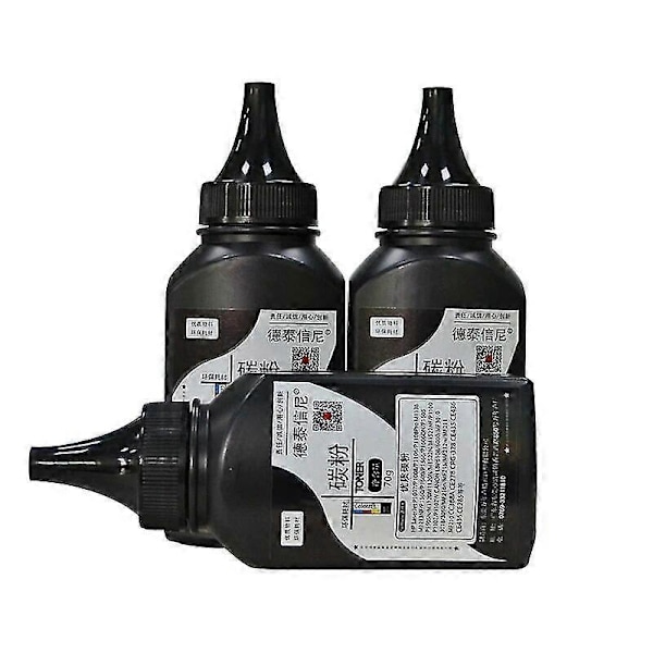 Højkvalitets 1 Flaske Toner Pulver Til Hp Laserjet P1007 P1008 P1106 P1108 M1136 M1213f M1216 Sort Højkvalitets Pulver Til Laserprinter