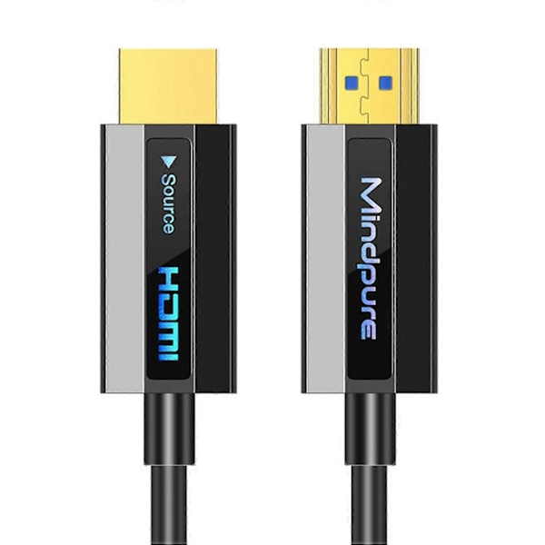 Type A MINDPURE HD011 10m 4K/60Hz Høyhastighets HDMI 2.0 Hann til Hann Kabel for Laptoper