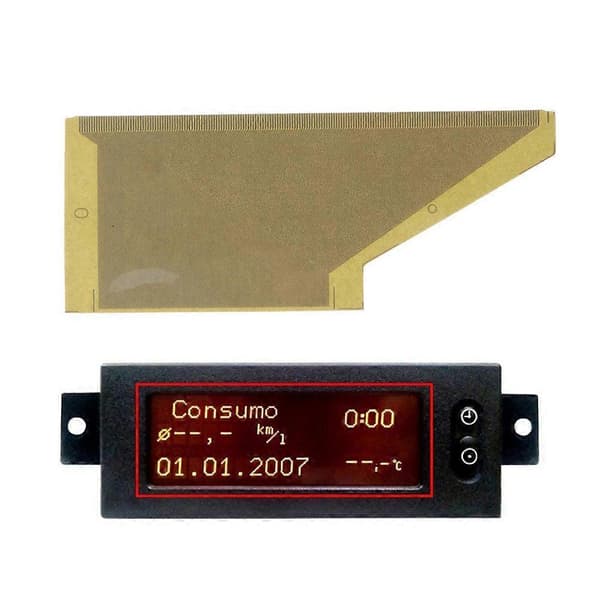 LCD Display Fladkabel Nem Installation Til Opel ASTRA Info Display 024461677 Til Opel Til Astra G (T98) (1998-2009) Til Opel