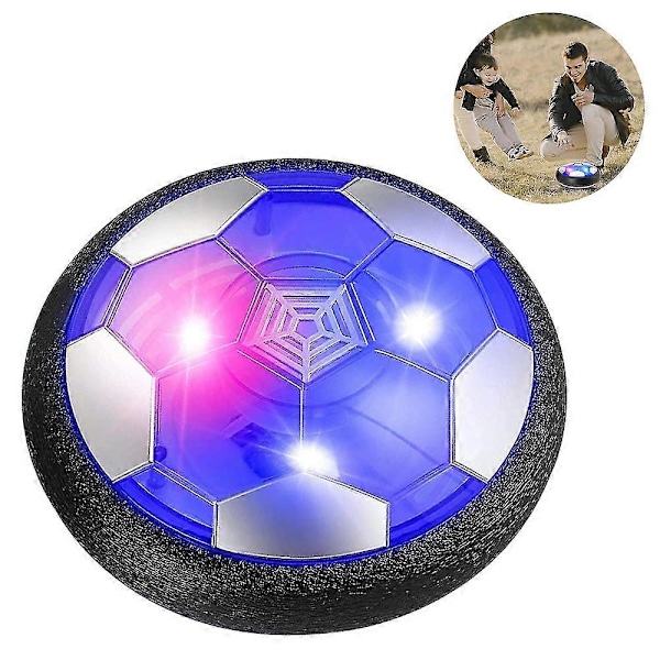 1 St Hover Fotboll, Luftdriven Flygande Fotbollsskiva Med LED-Ljus, Barnleksak Boll För Inomhus- Och Utomhusaktivitet, Bästa Presenten För Pojkar Och