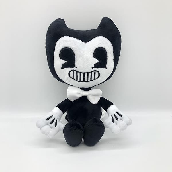 Søt Bendy the Ink Machine Boris Actionfigur Plussj Stoffdyr Leke Barn Gave