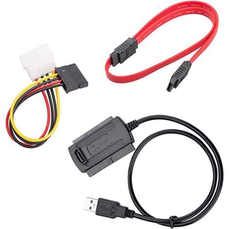 IDE SATA til USB 2.0 adapterkabel for ekstern harddisk