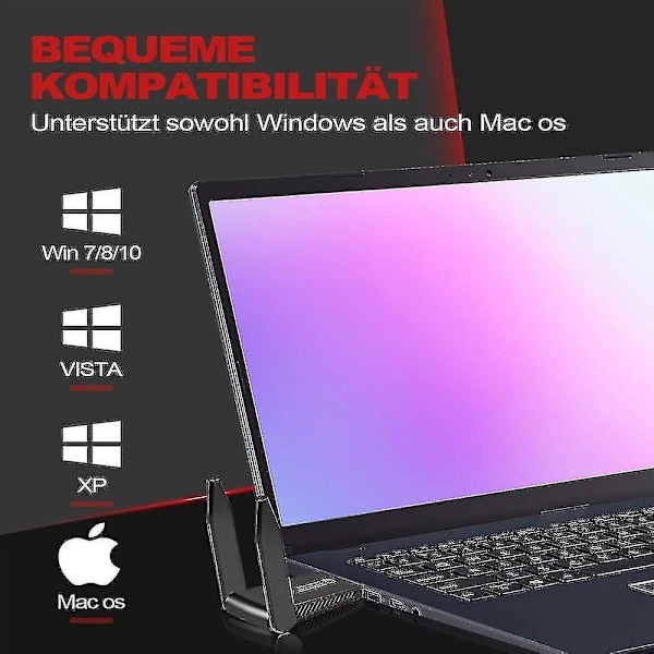 Usb-WLAN-tikku tietokoneelle, 1300 Mbit/s USB 3.0 WLAN-sovitin
