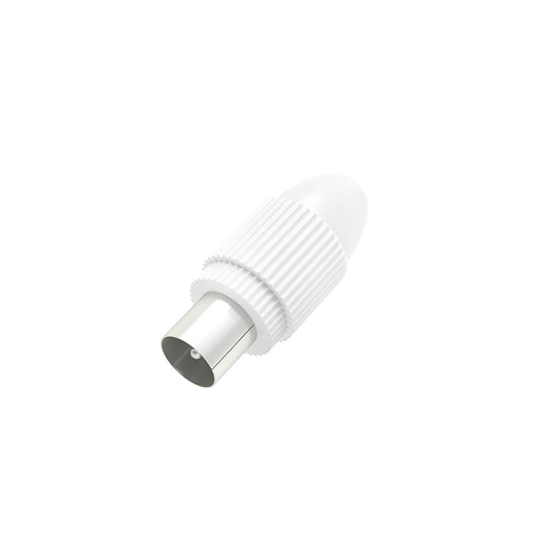 Antennkontakt Koax Vit