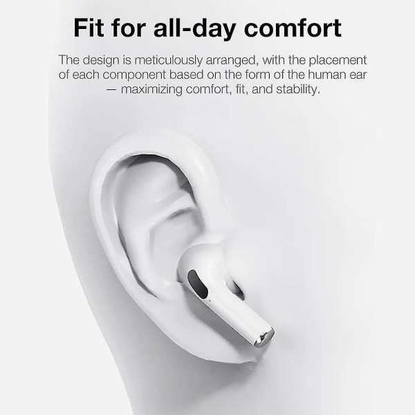 1 par trådløse Bluetooth-hodetelefoner Macaron 3rd Generation Pro Tws In-ear-hodetelefoner