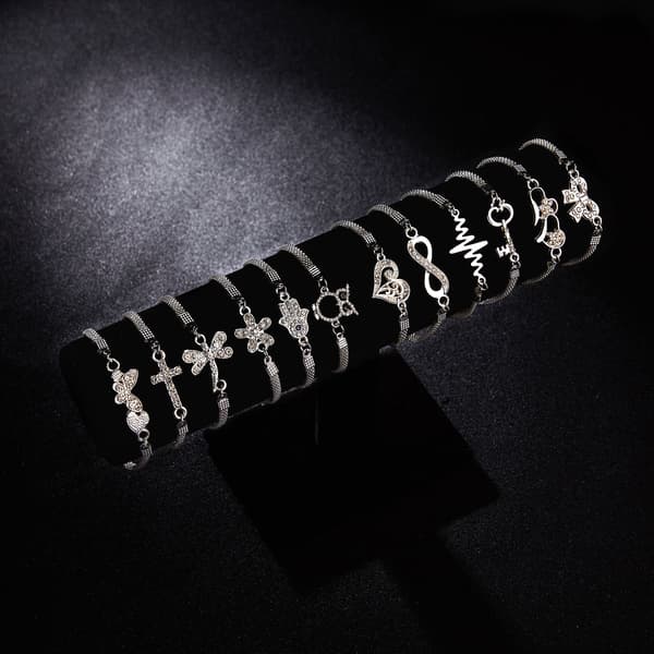 Evil Eye Armband Silver