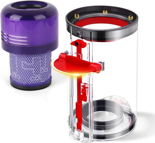 Dyson V11 -pölysäiliö ja suodatin