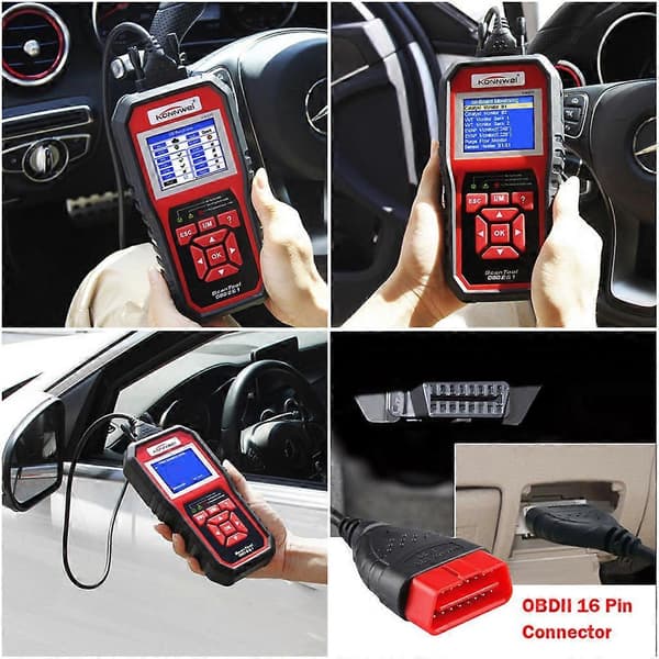 KONNWEI KW850 Full OBD2 Bilskanner Auto Bil Diagnostisk Verktøy OBDII Kode Leser