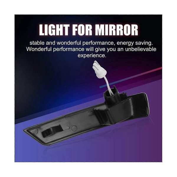 2X Dynamiske LED-spejlblinklys Blinklys til Focus Mk2 Mk3 Mondeo